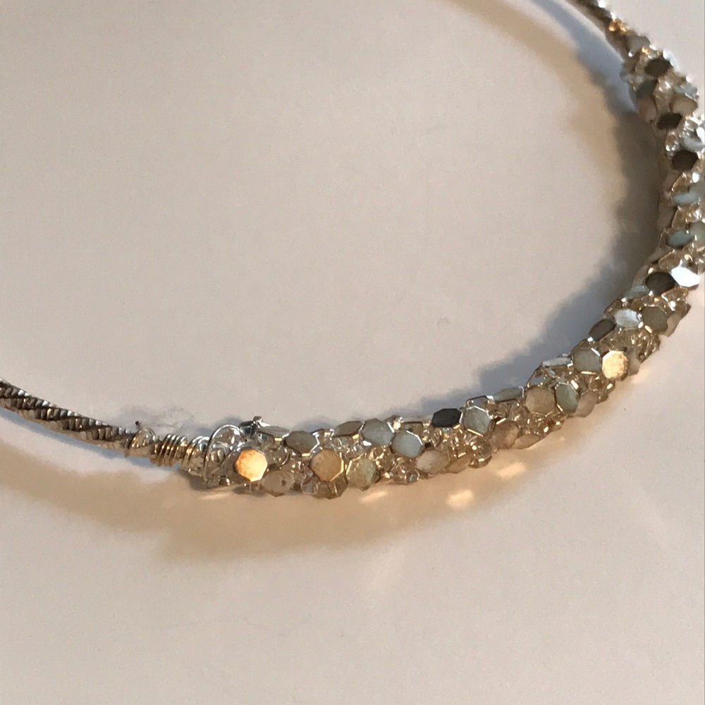 Silver Hoops - Picture 2 of 3